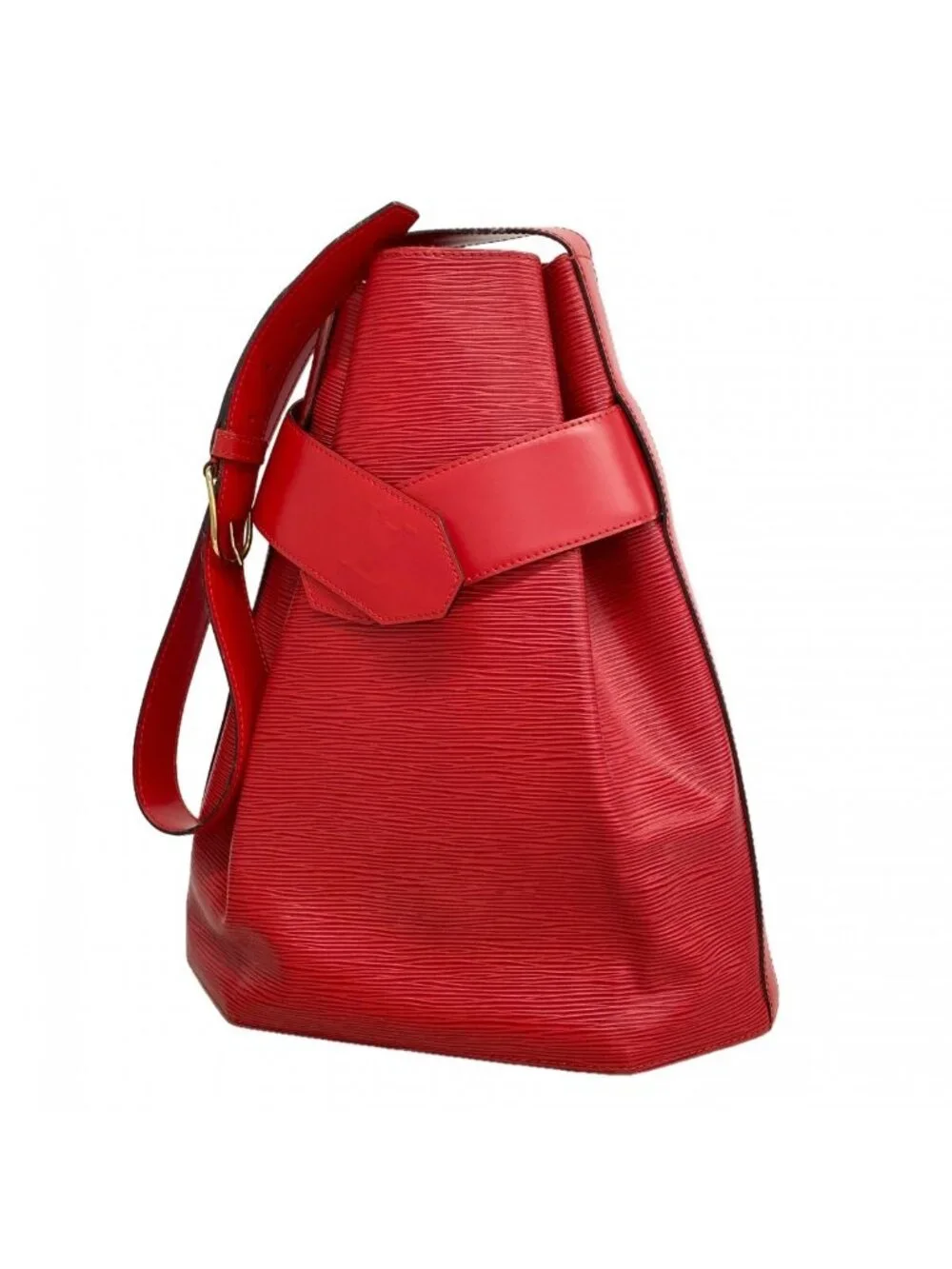 Louis Vuitton Shoulder Bag Epi Sac Depot GM Castilian